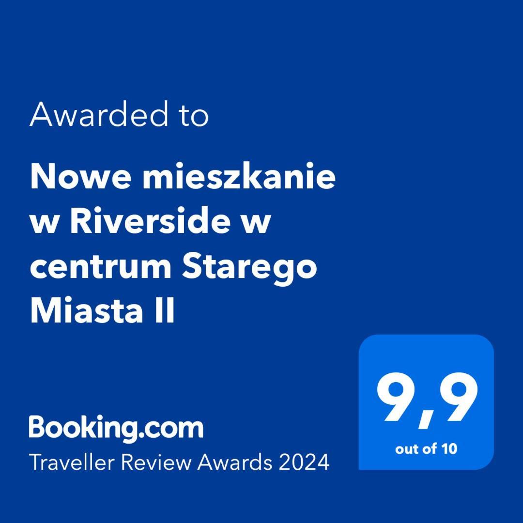 Nowe Mieszkanie W Riverside W Centrum Starego Miasta II Z Parkingiem 그단스크 외부 사진